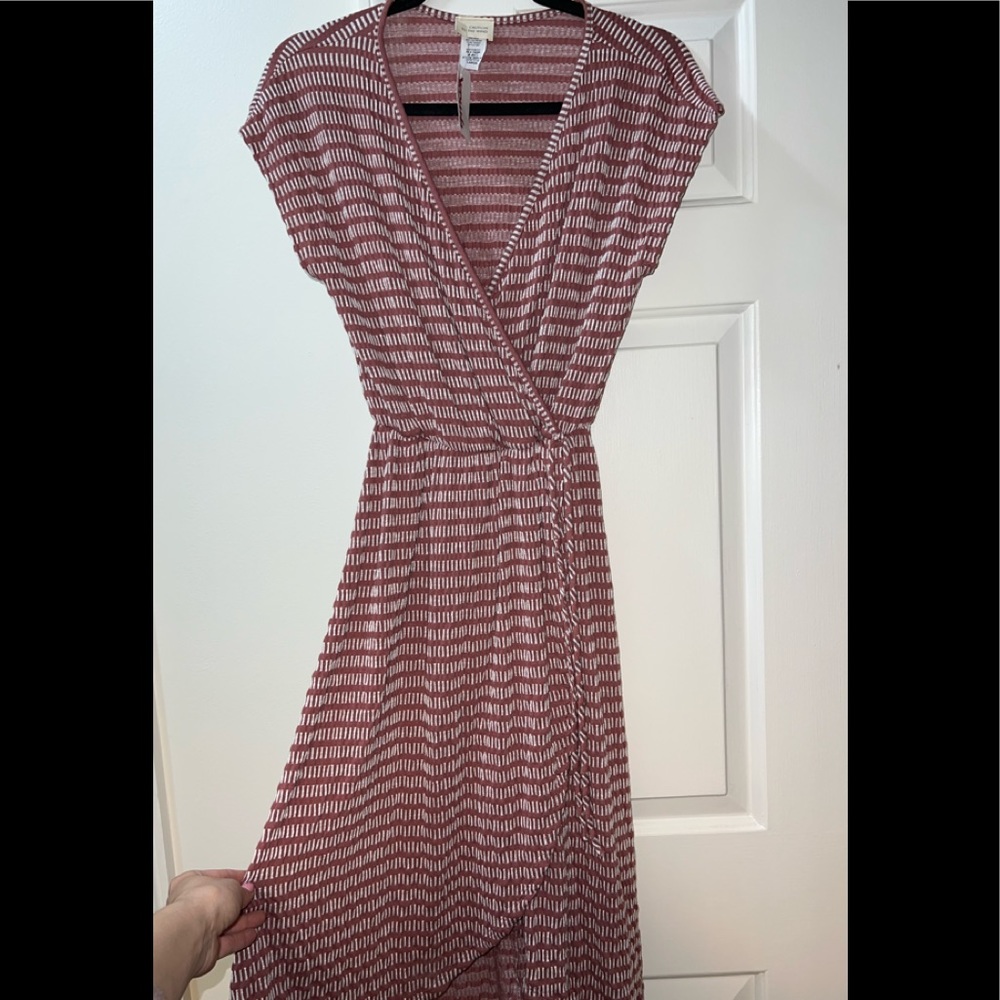 Red & white striped Maxi Dress!